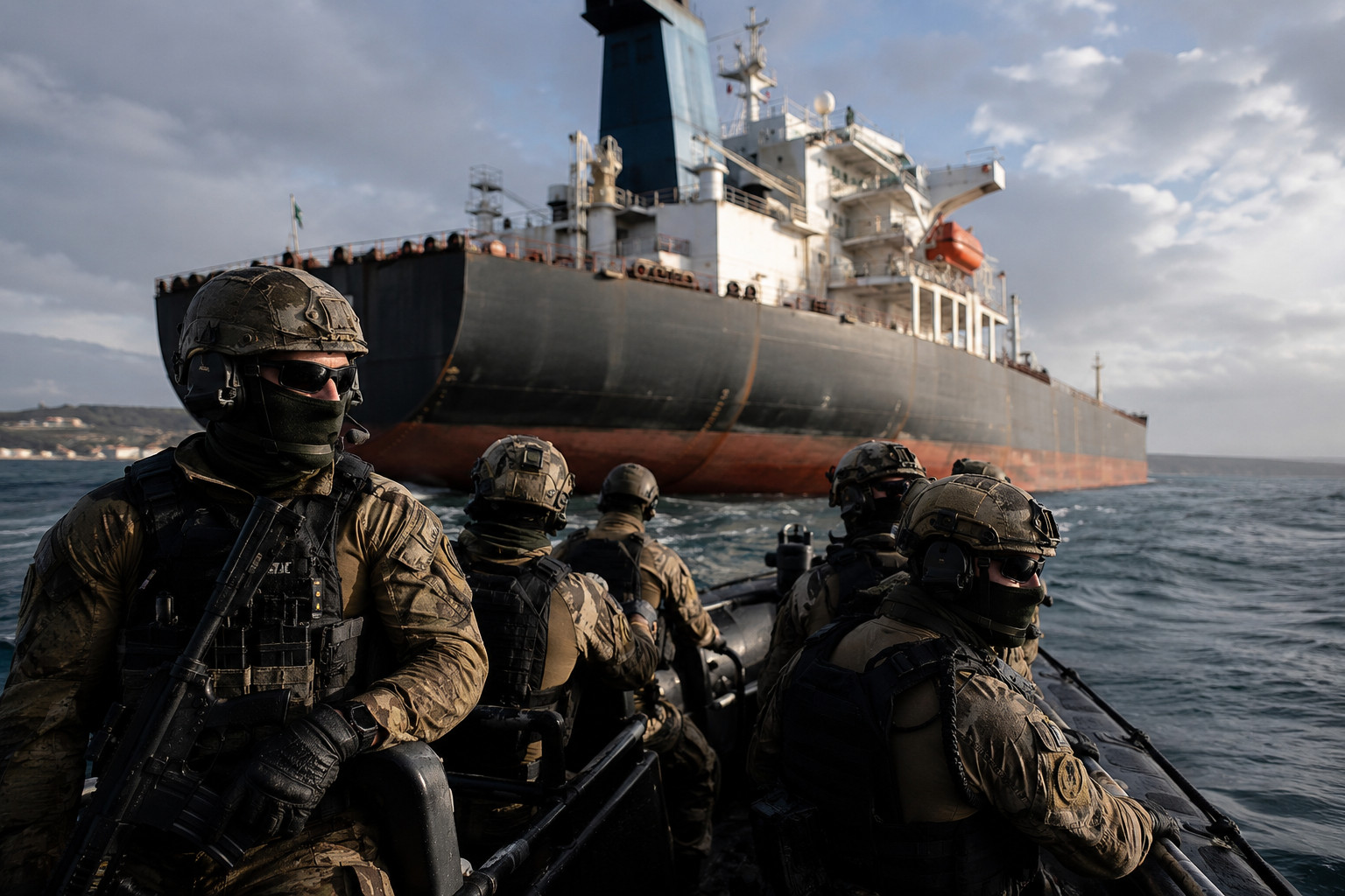 La Russie déploie des paramilitaires sur sa flotte fantôme pour des missions de renseignement en Europe