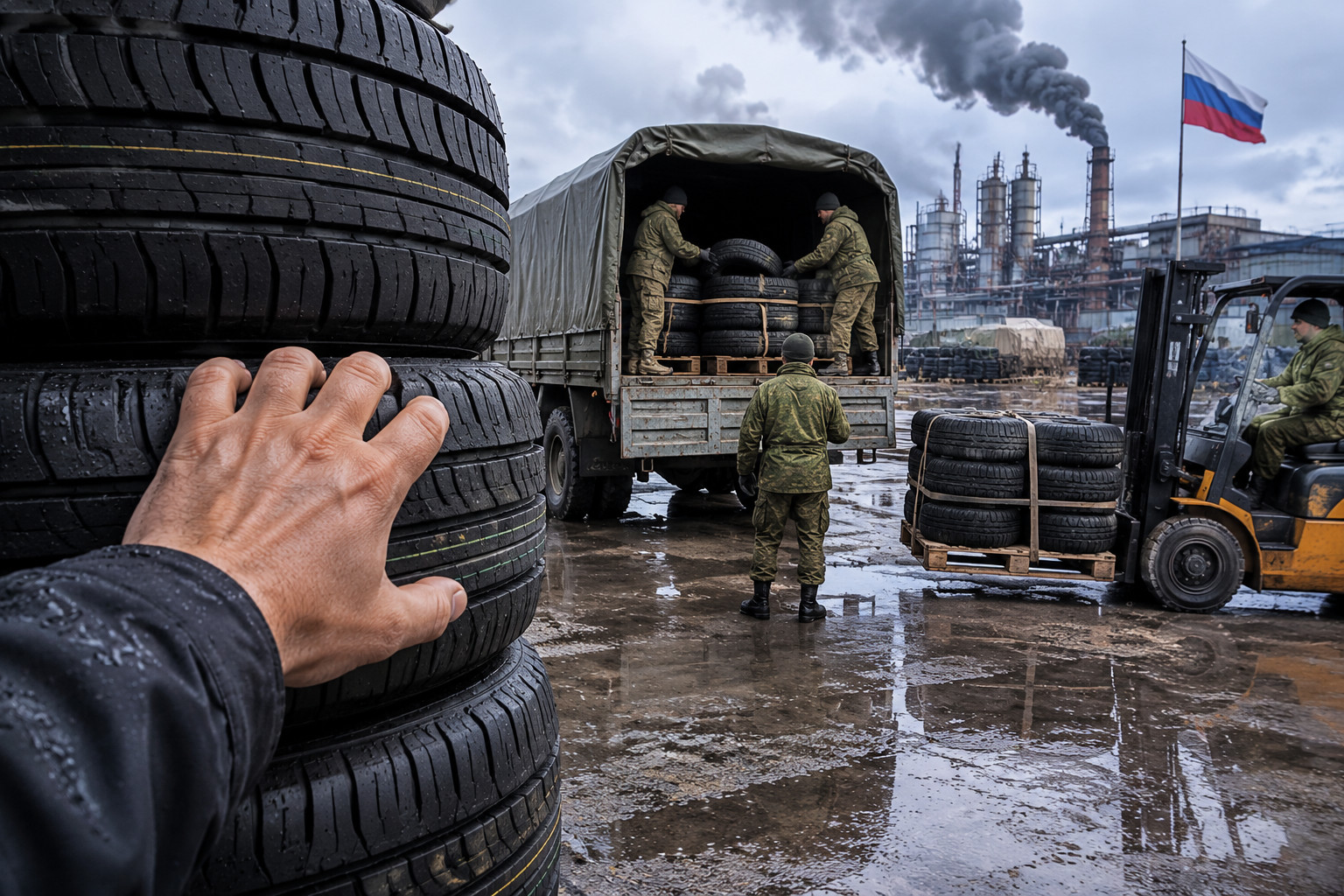 Pirelli accusé de dissimuler sa dépendance à la Russie et de soutenir l’armée de Moscou