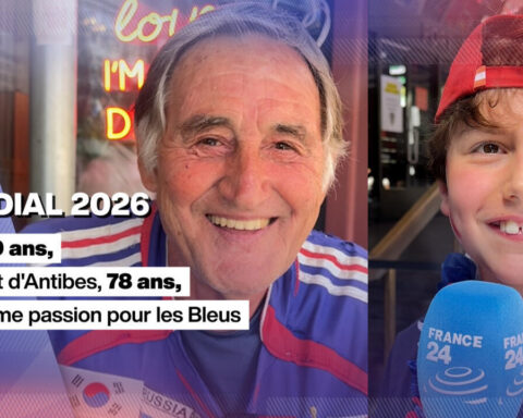 Léon et Clément d'Antibes : Unis par le même rêve à 68 ans d'intervalle en suivant les Bleus durant la rencontre Tunisie - Pays-Bas en direct.