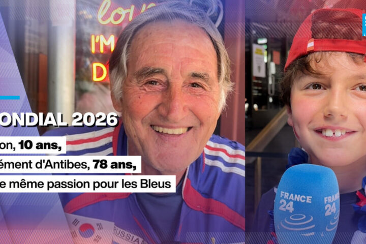 Léon et Clément d'Antibes : Unis par le même rêve à 68 ans d'intervalle en suivant les Bleus durant la rencontre Tunisie - Pays-Bas en direct.