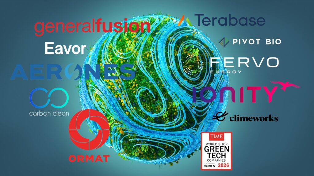 Les meilleurs entreprises de GreenTech au monde en 2026 selon TIME et Statista