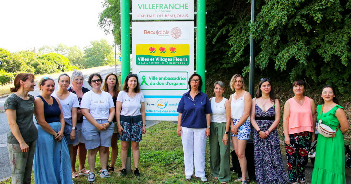 Villefranche-sur-Saône devient "ville ambassadrice du don d'organes" avec un nouveau panneau