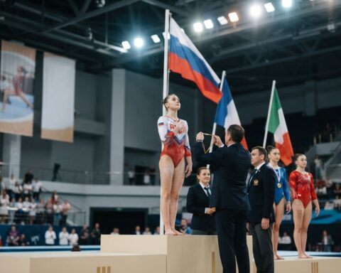L’Union européenne de gymnastique autorise le retour des drapeau et hymne russes lors des compétitions