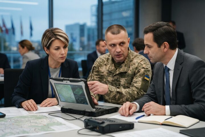L’Ukraine partage avec l’UE son expertise numérique et de défense forgée au combat