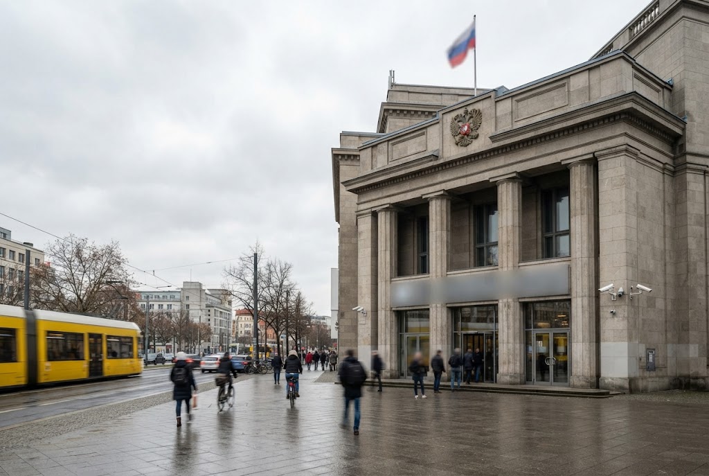 La Maison russe de Berlin, plaque tournante de l’ingérence hybride malgré les sanctions de l’UE