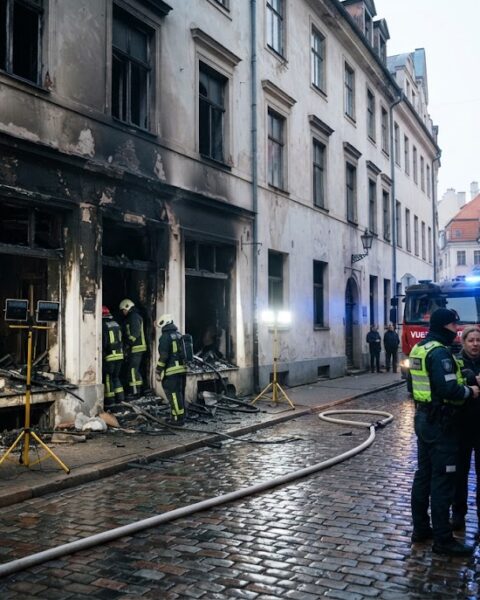 Incendie suspect à Riga : une association pro-Ukraine ciblée, la piste russe privilégiée