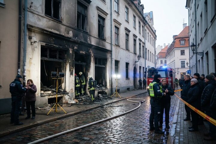 Incendie suspect à Riga : une association pro-Ukraine ciblée, la piste russe privilégiée