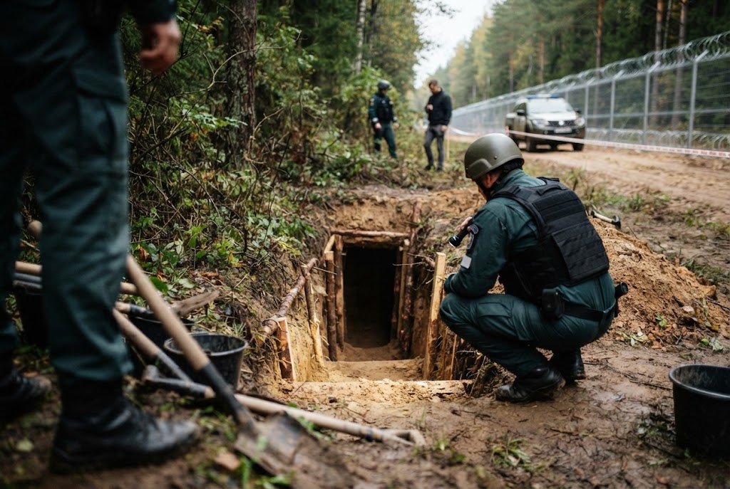 La Lituanie découvre des tunnels creusés par la Biélorussie pour intensifier la pression migratoire sur l’UE