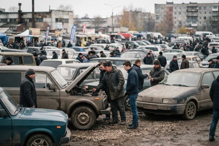 Le marché automobile russe s’effondre : les Russes se ruent sur les véhicules d’occasion dans une économie de guerre délétère