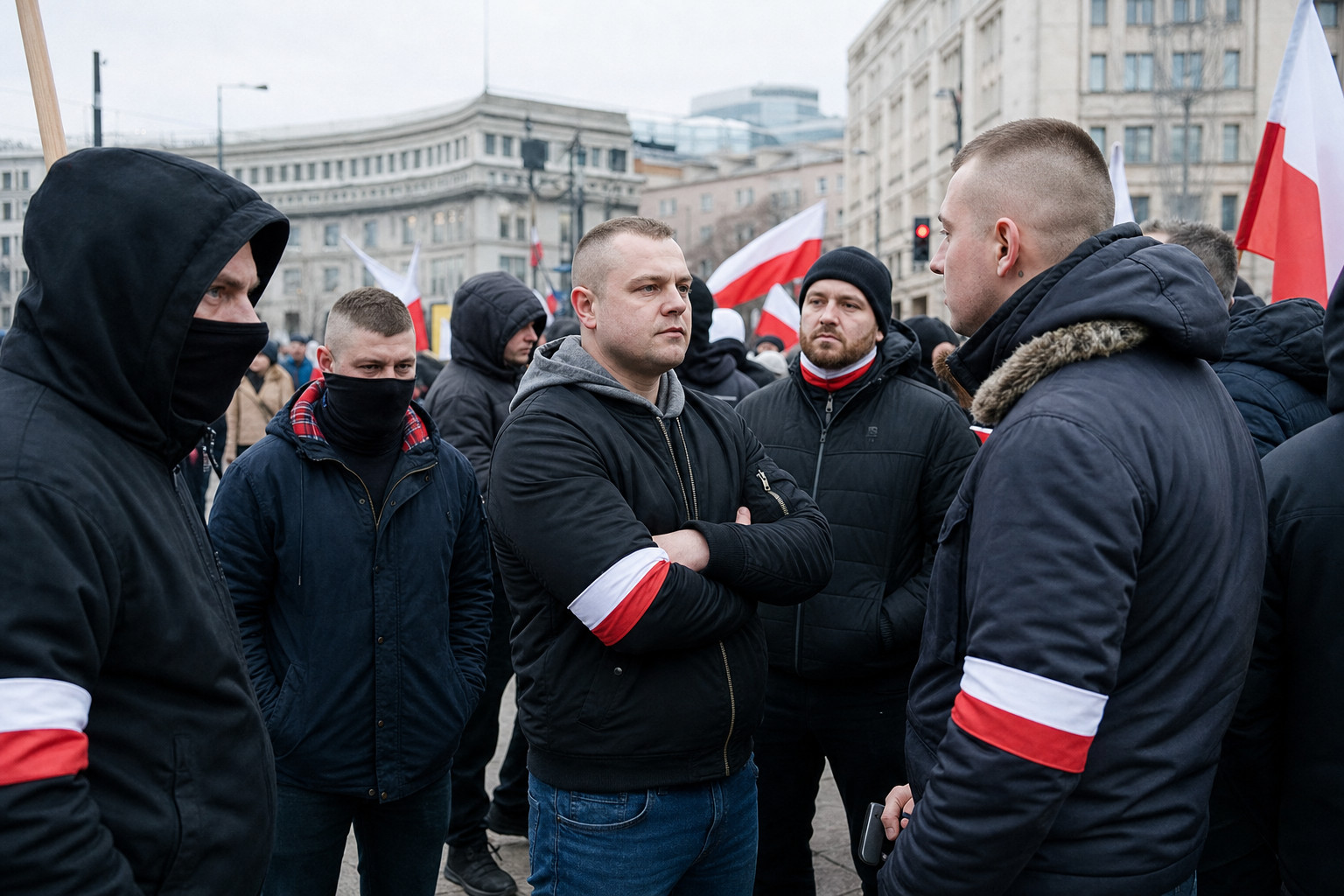 Des militants d'extrême droite polonais pro-Kremlin préparent une marche anti-ukrainienne à Varsovie