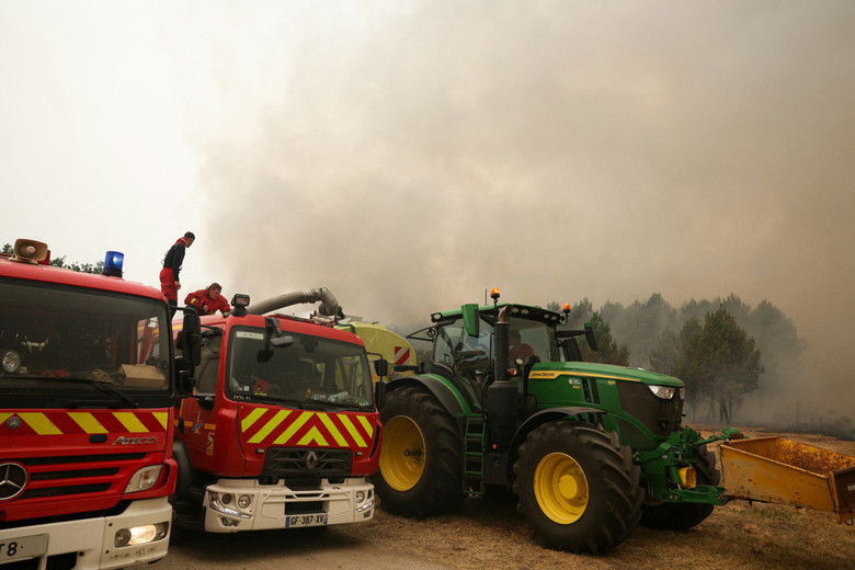 Incendies en Gironde : la France s'inquiète d'une aggravation météorologique et convoque une réunion de crise