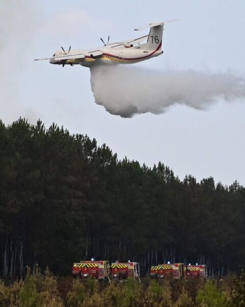 Le retour de la canicule exacerbe les incendies en Gironde et dans le Sud-Ouest