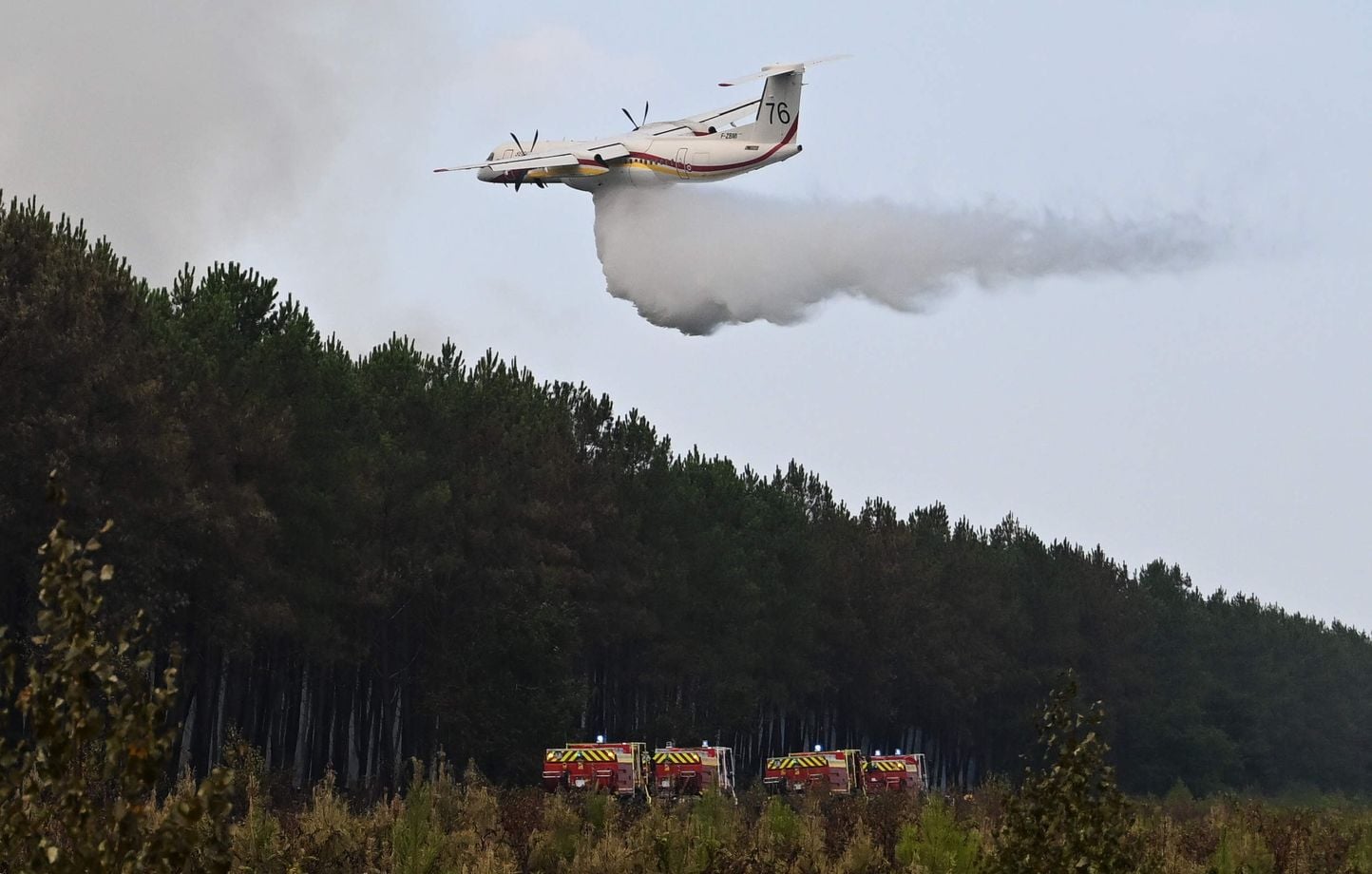 Le retour de la canicule exacerbe les incendies en Gironde et dans le Sud-Ouest