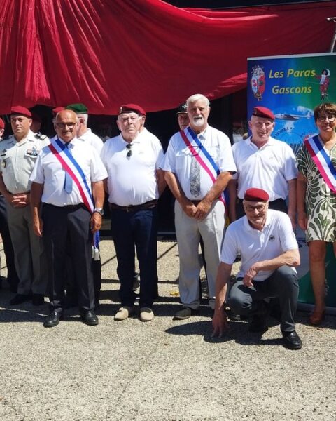 Les parachutistes gersois se réunissent à Castin pour une journée de mémoire et de fraternité
