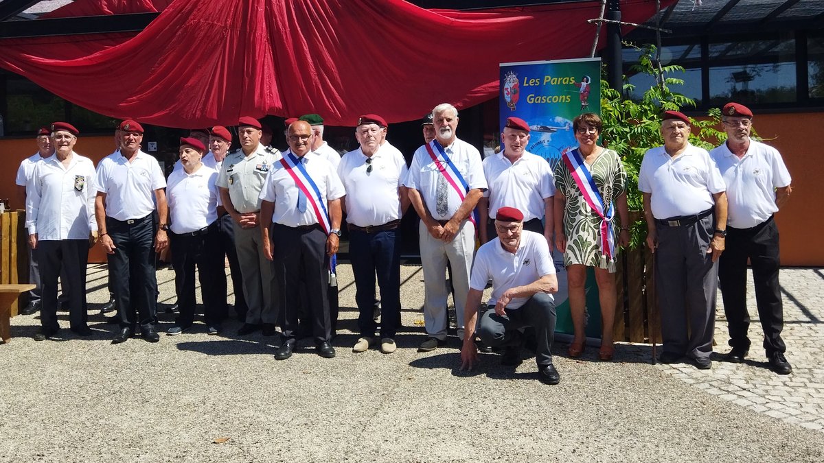 Les parachutistes gersois se réunissent à Castin pour une journée de mémoire et de fraternité