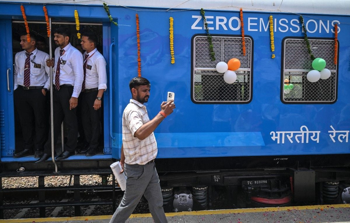 L'Inde met en service son premier train à hydrogène pour décarboniser le transport ferroviaire