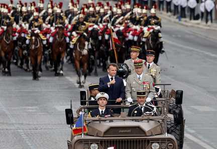 Macron annonce un défilé historique pour son dernier 14-Juillet en tant que président