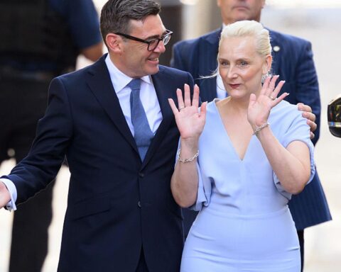 Marie-France van Heel, épouse du nouveau Premier ministre britannique Andy Burnham