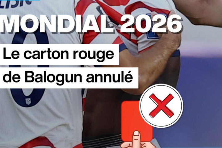Mondial 2026 : la FIFA annule le carton rouge de l'Américain Balogun, une décision inattendue
