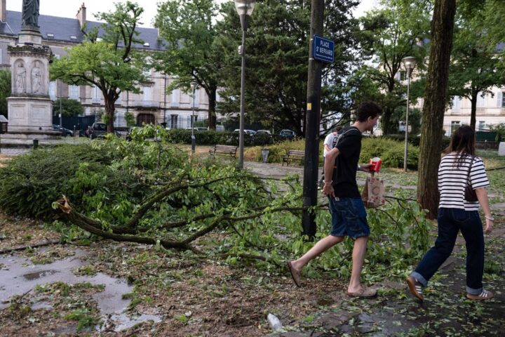 Orages : les dégâts matériels s'accumulent dans la Loire et les Alpes après la tempête
