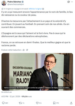 "Racisme inacceptable" : Sanchez et des responsables politiques français condamnent les déclarations de Rajoy sur les Bleus et Pape Thiaw écarté de son poste.