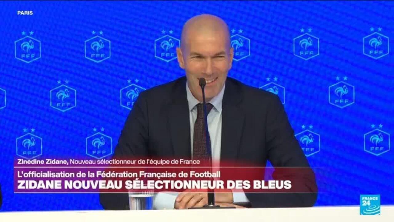 REPLAY - Zinédine Zidane devient le nouvel entraîneur de l'équipe de France de football