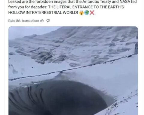 Une vidéo prétend prouver l'existence de la Terre creuse, mais c'est faux
