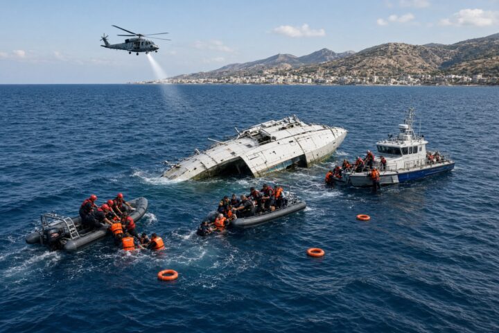 Le ferry Filo Jet coule au large de Chypre, huit morts et 18 disparus