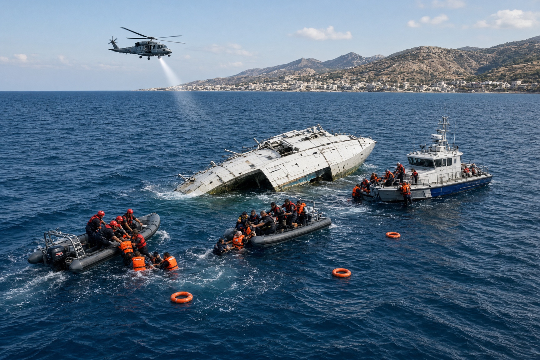 Le ferry Filo Jet coule au large de Chypre, huit morts et 18 disparus