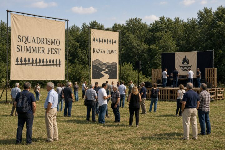 À Vedelago, Futuro Nazionale patronne un festival aux références néofascistes