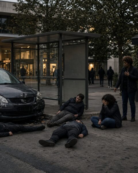 À Caen, un homme interpellé après une voiture lancée contre un groupe de personnes