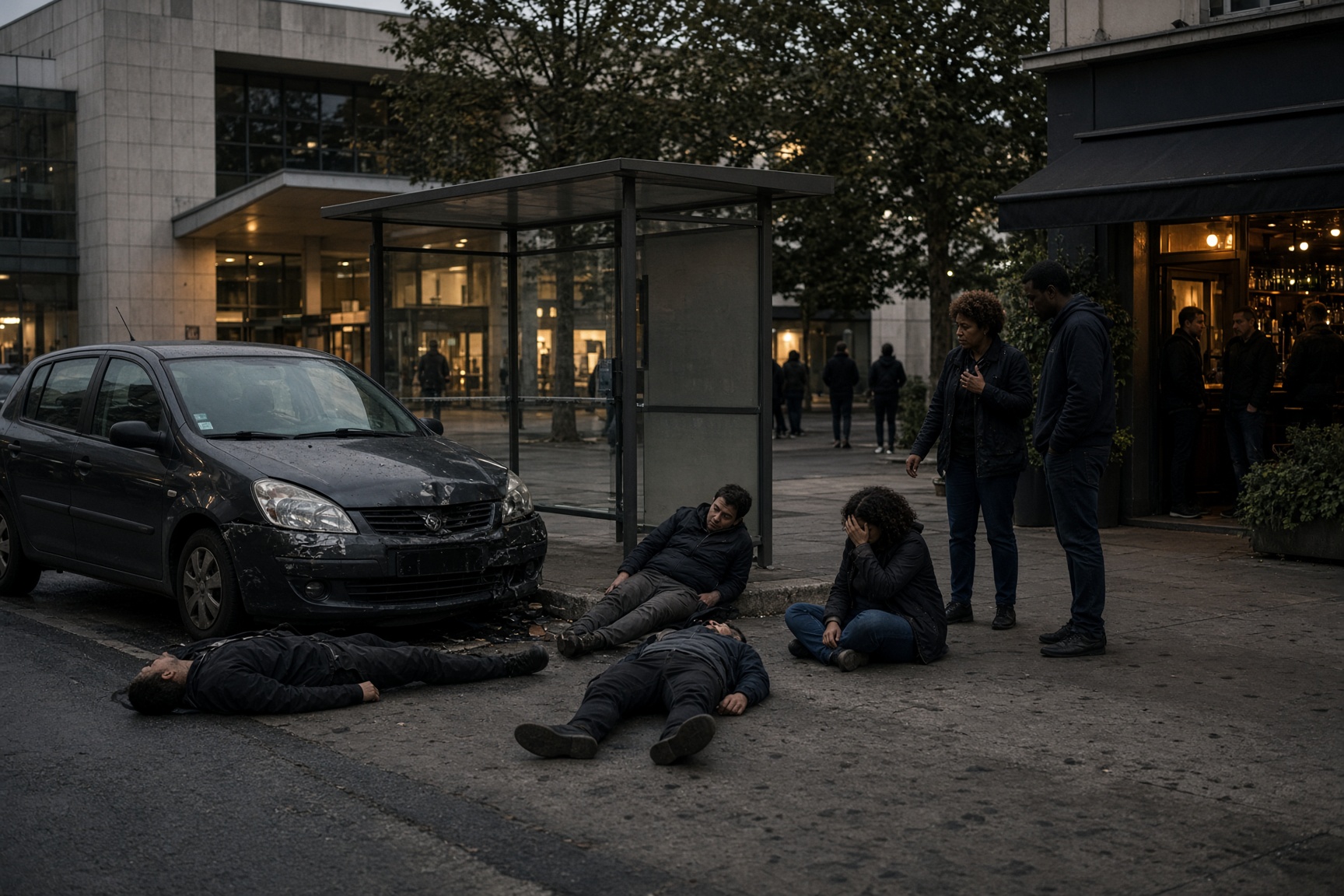 À Caen, un homme interpellé après une voiture lancée contre un groupe de personnes