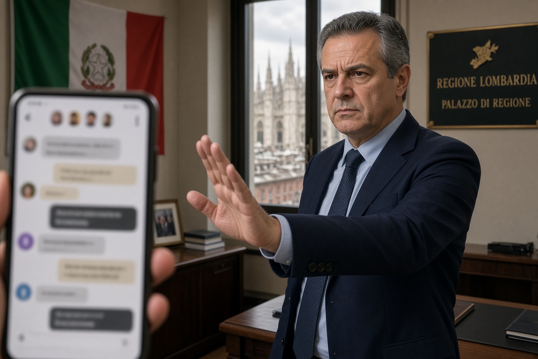 Le coordinateur lombard de Futuro Nazionale désavoue un chat xénophobe