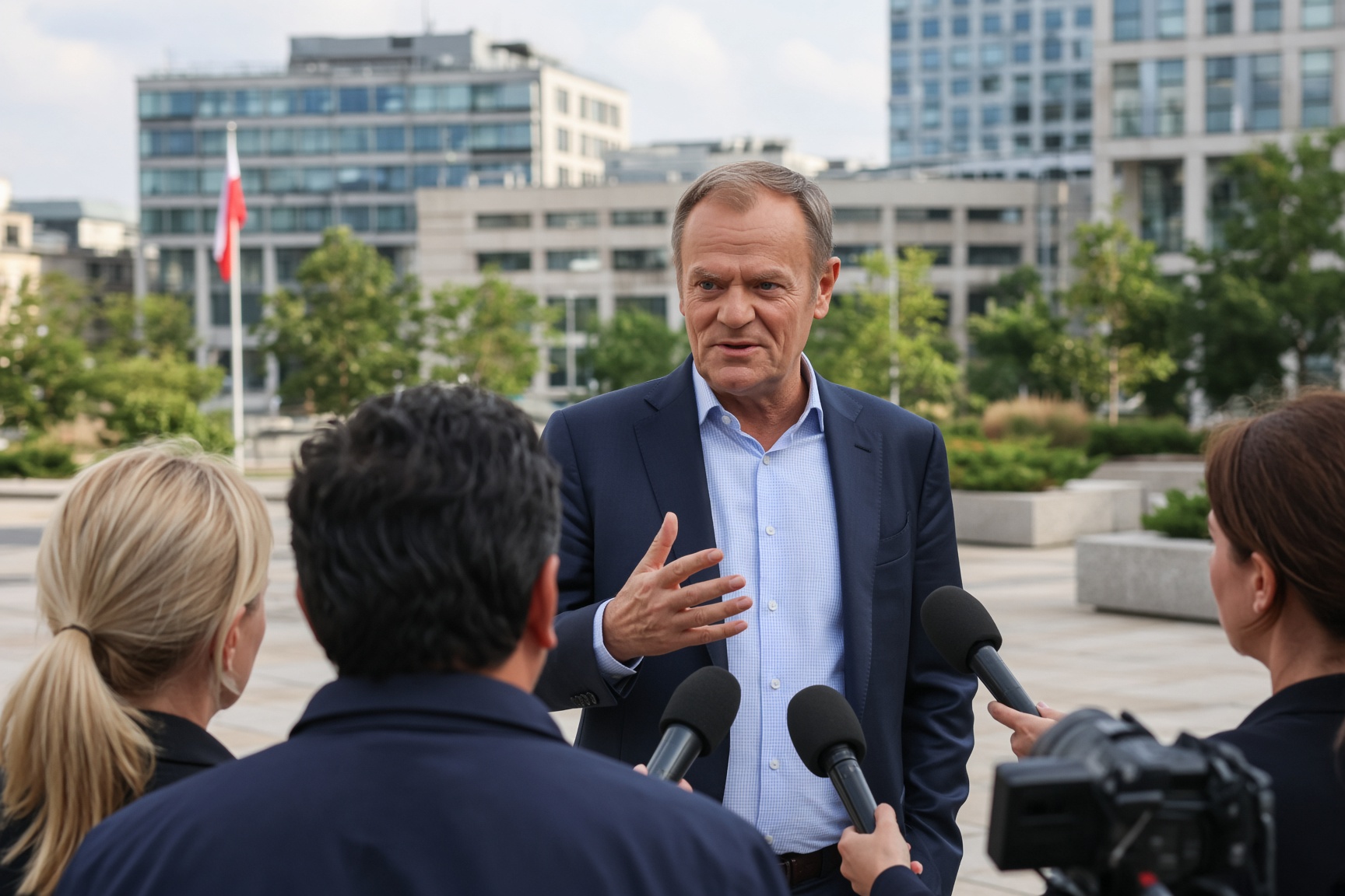 Donald Tusk défend la sécurité du flanc Est et la présence ukrainienne en Pologne
