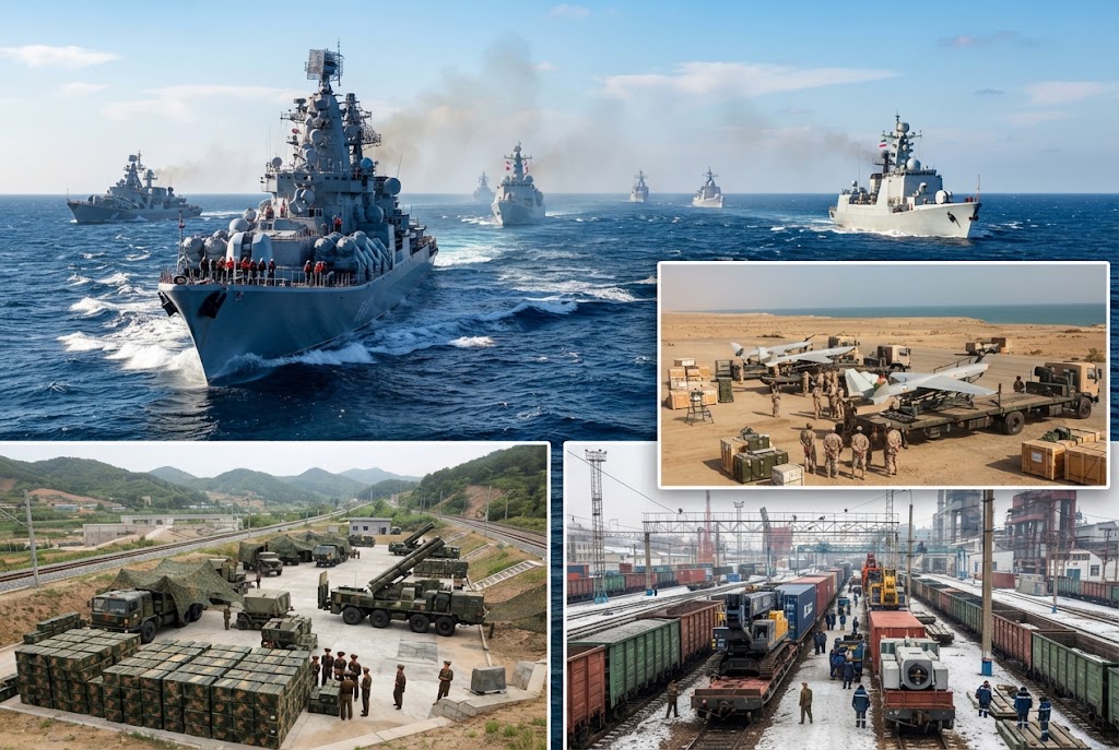 La Russie, la Chine, l’Iran et la Corée du Nord renforcent leur coopération antioccidentale