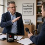 En Allemagne, un élu AfD refuse de voir un problème dans une tasse de l’armée russe