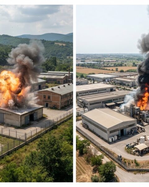 Les autorités bulgares et italiennes enquêtent après deux explosions sur des sites de munitions