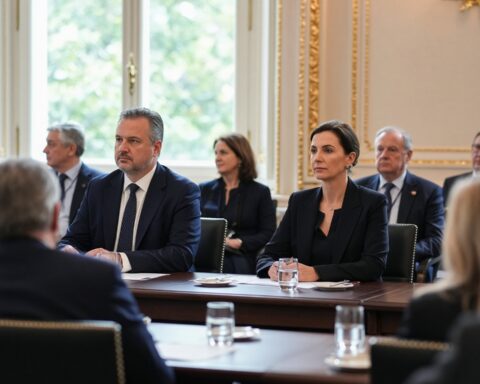 À Budapest, Marcin Romanowski participe à un événement avec une diplomate russe