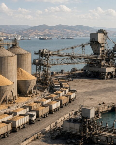 Les frappes de drones ukrainiens paralysent les ports russes et font chuter les exportations de blé