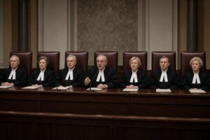 En Pologne, sept juges du Tribunal constitutionnel demandent l’accès des quatre élus de mars