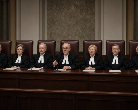 En Pologne, sept juges du Tribunal constitutionnel demandent l’accès des quatre élus de mars