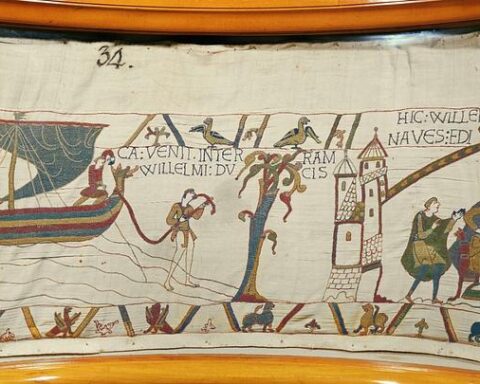 Des élèves britanniques invités à imaginer la fin de la tapisserie de Bayeux à Londres