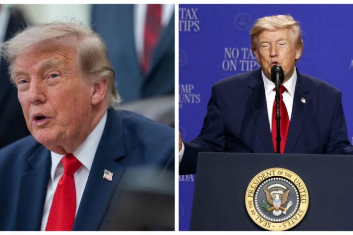 Donald Trump suscite des spéculations sur une possible perruque après une apparition à Las Vegas