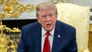 Donald Trump traite une journaliste de CNN de "fausse reporter" lors d'un point presse à la Maison-Blanche
