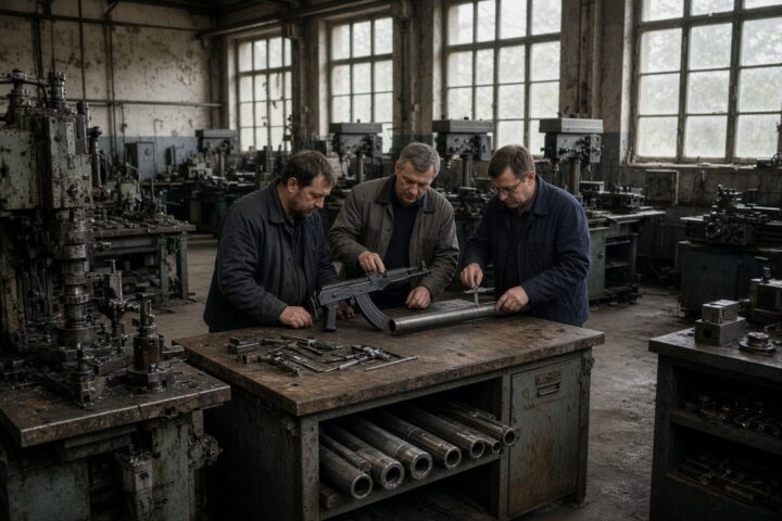 Le complexe militaro-industriel biélorusse peine à produire le fusil VSK-100