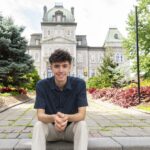Félix Joly, 18 ans, rédacteur des discours de la mairesse de Sherbrooke