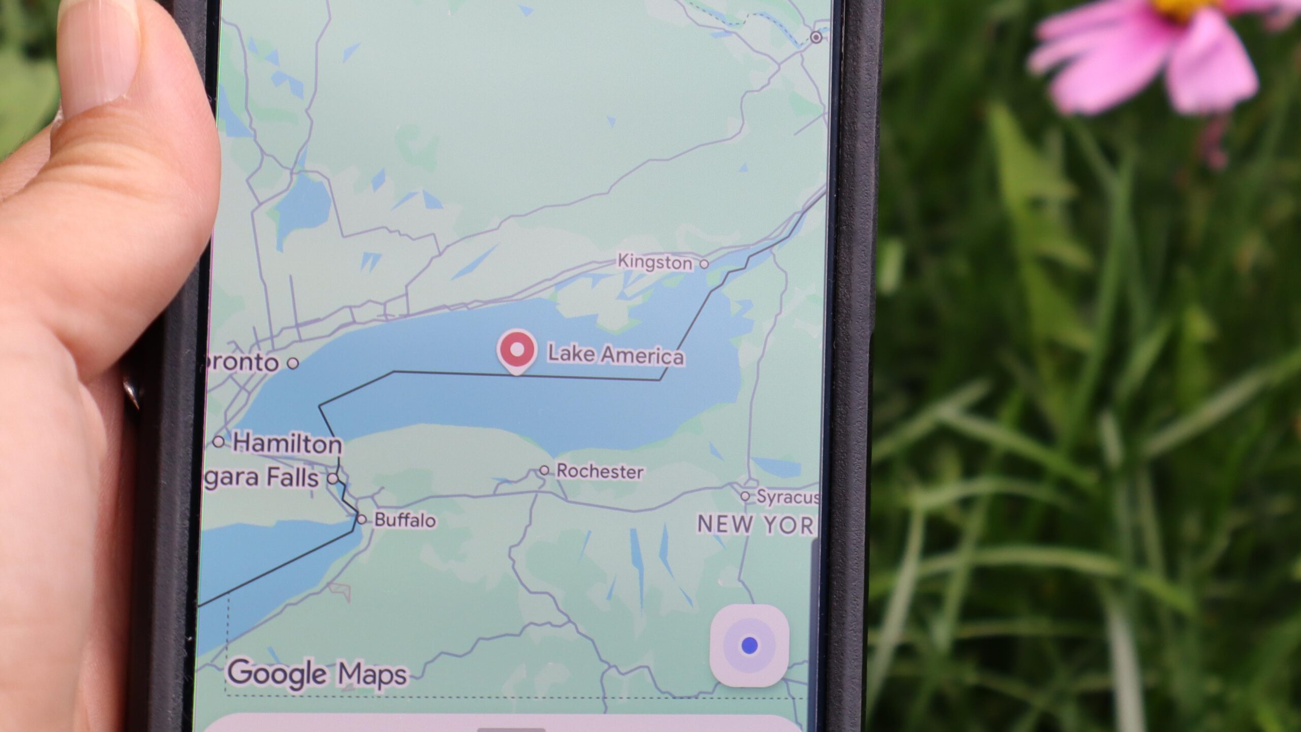 Google Maps change le nom de lac Ontario en lac America pour les utilisateurs américains