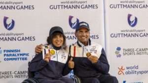 Hassiba et Omar Bouyoucef remportent des médailles aux Jeux Guttmann en Finlande