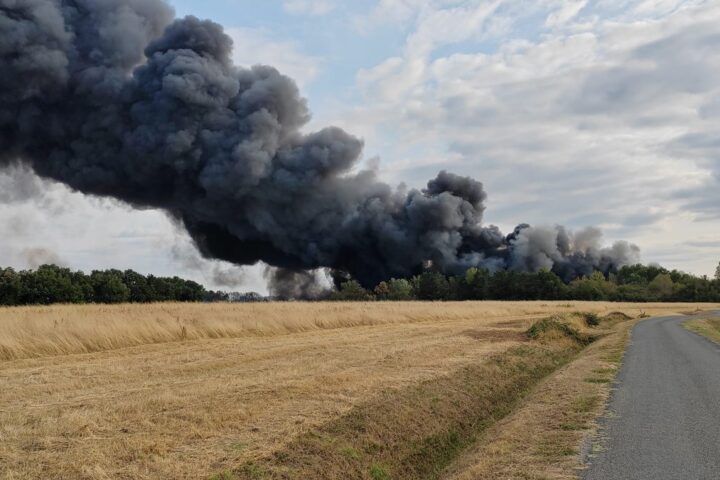 Incendie de sous-bois à Saint-Lys : 30 habitations menacées, 120 pompiers mobilisés