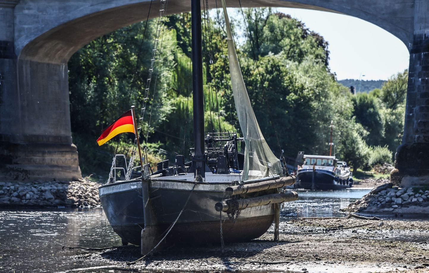 Le Rhin pourrait bientôt être coupé en deux en raison de la sécheresse en Allemagne